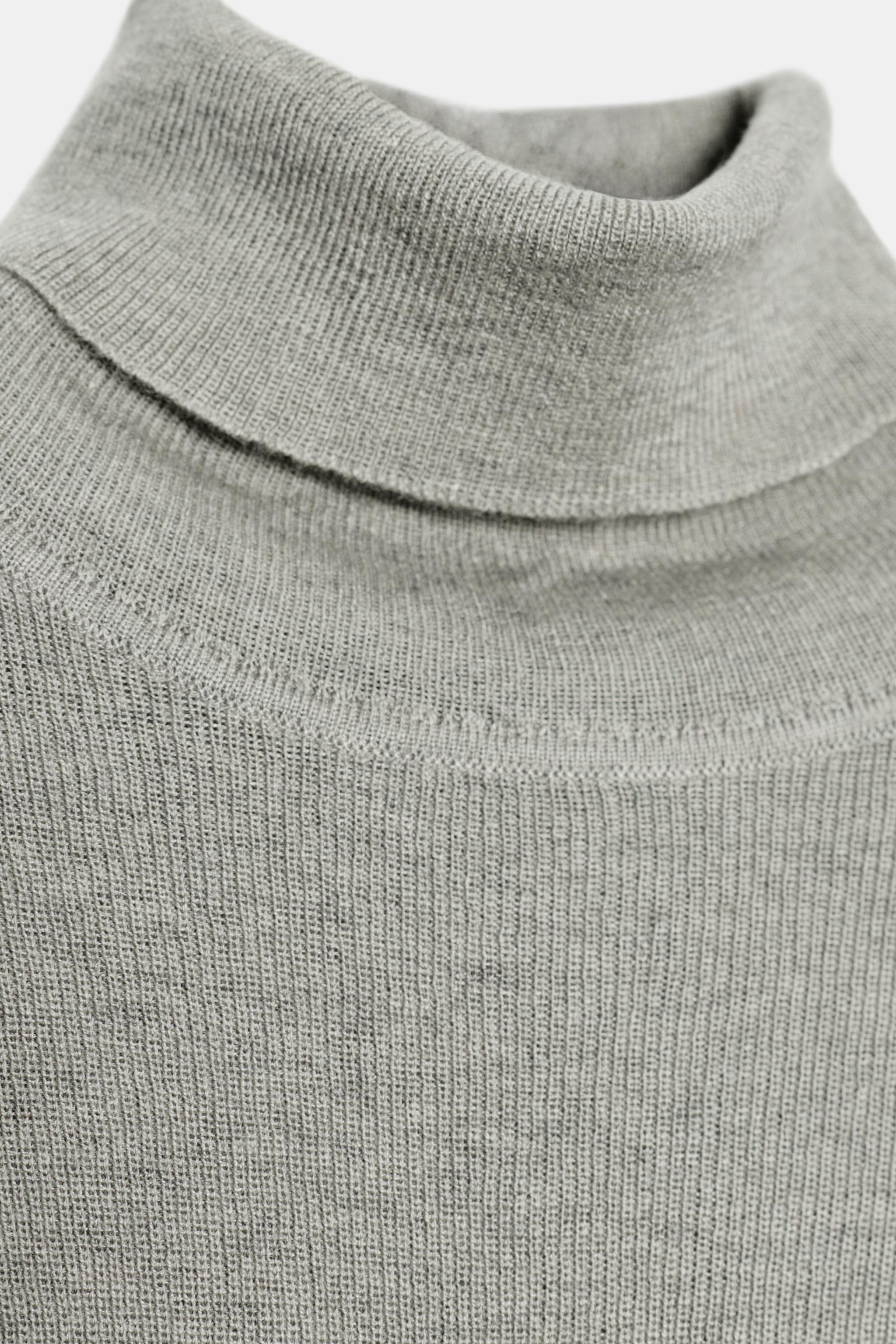 WOOL BLEND HIGH NECK JUMPER